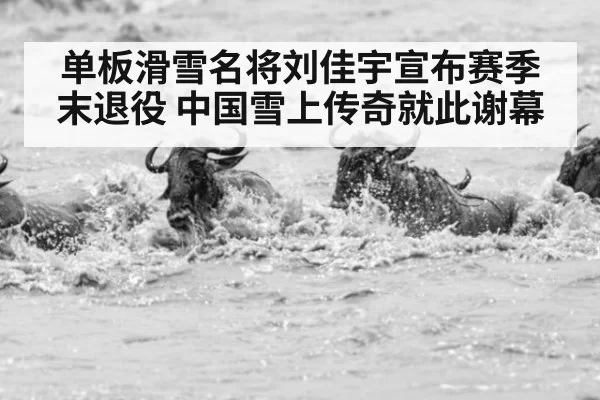 单板滑雪名将刘佳宇宣布赛季末退役 中国雪上传奇就此谢幕